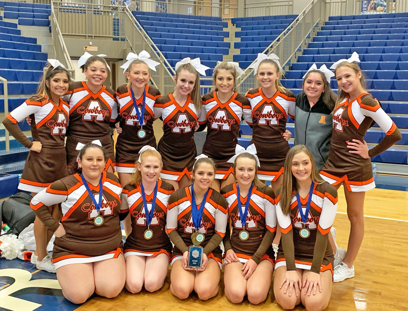 Abilene High School cheer squad headed for KSHSAA Game Day Spirit Showcase